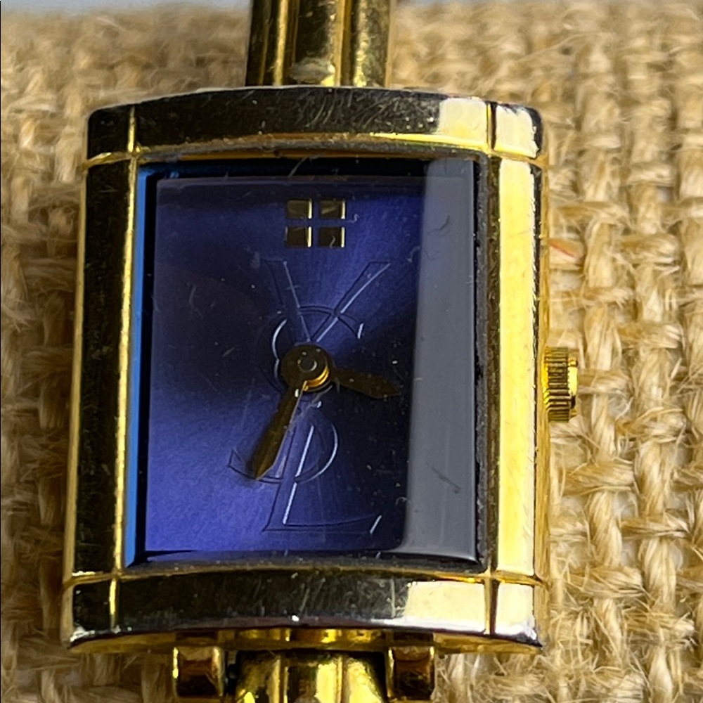Yves Saint Laurent Watch 5920-H12115 Gold Stainless Steel Quartz Premium READ - Picture 5 of 11
